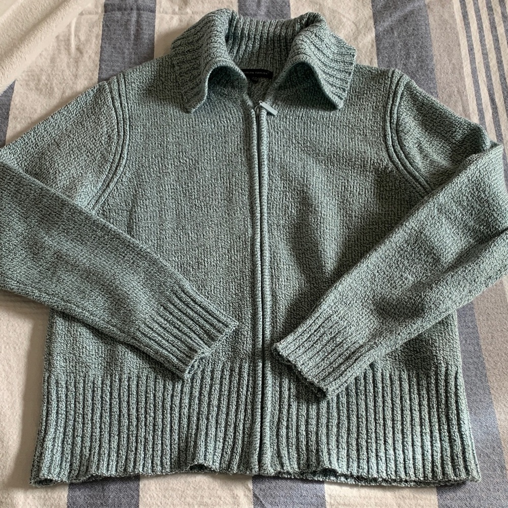 Soft Blue Knit Sweater